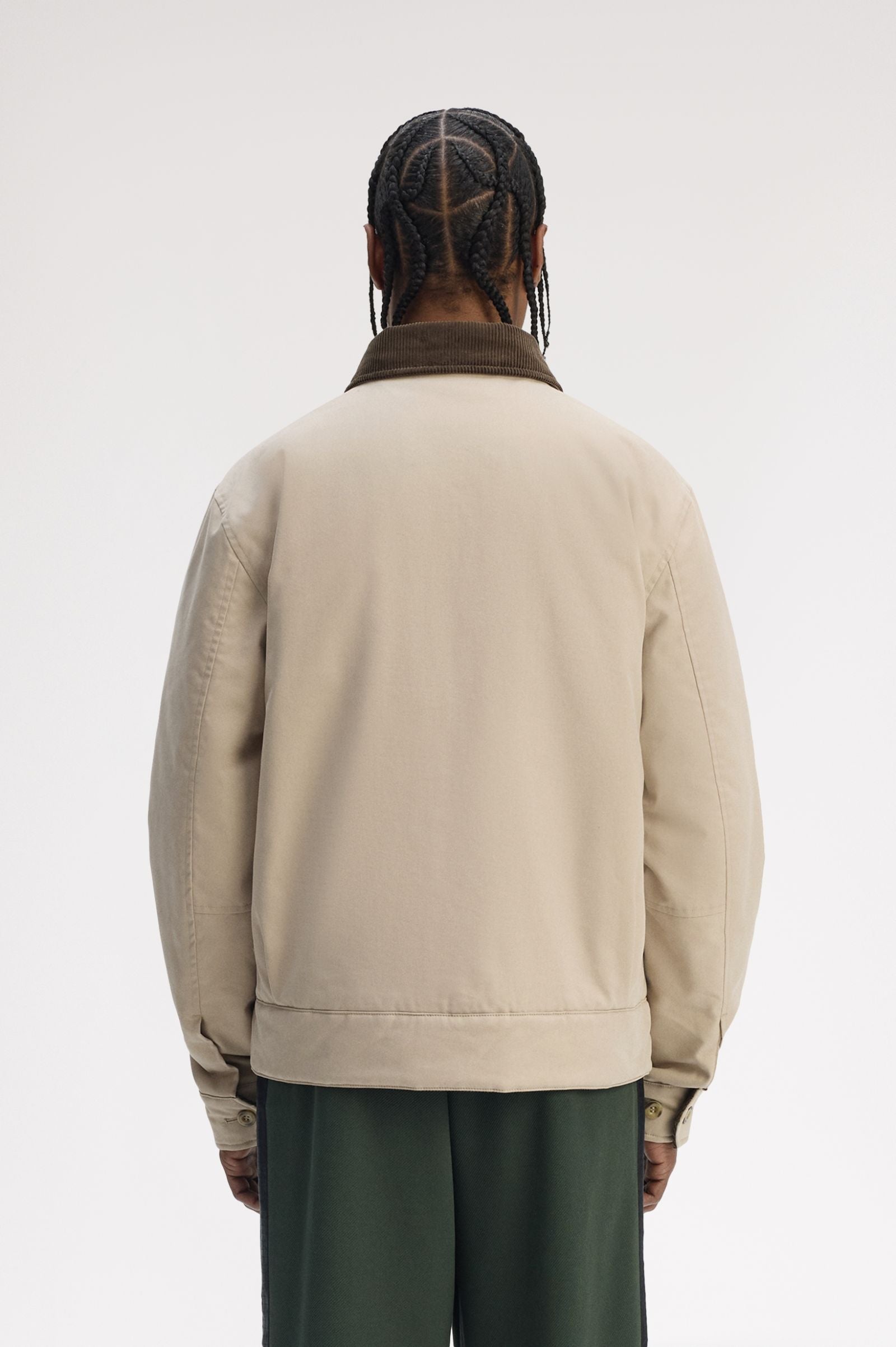 COTTON CABAN JACKET, WARM OAT