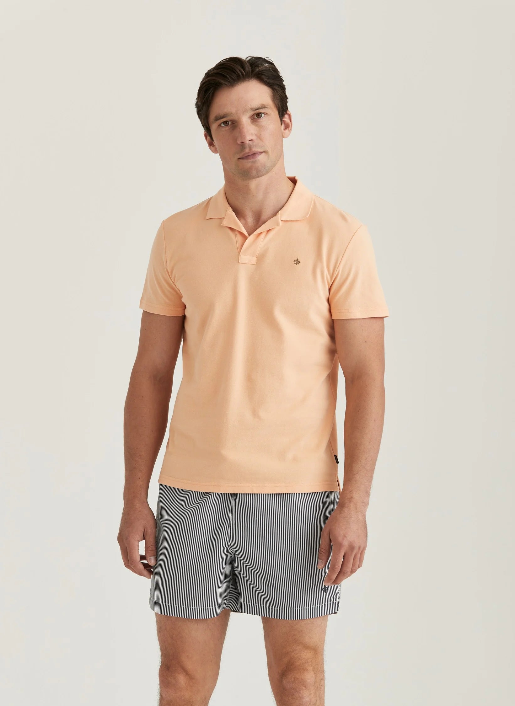 Dylan Piqué Shirt, Orange