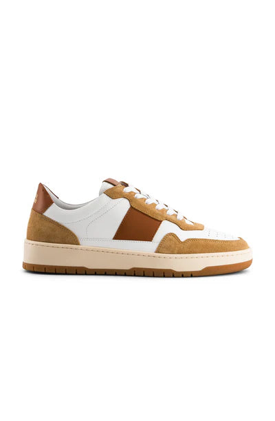 EDITION 6 SNEAKERS, WHITE COGNAC
