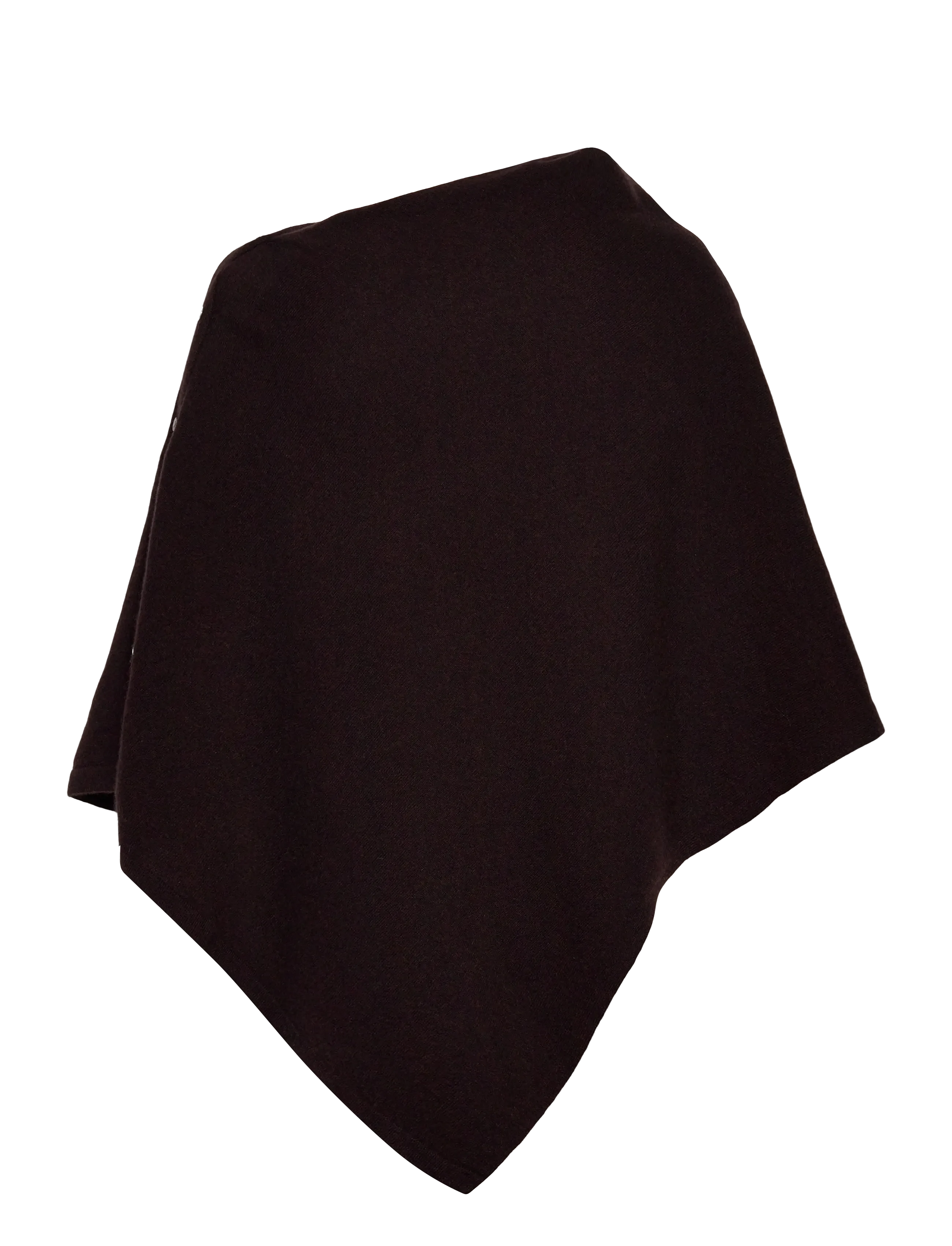 LAICA CASHMERE PONCHO, GANACHE