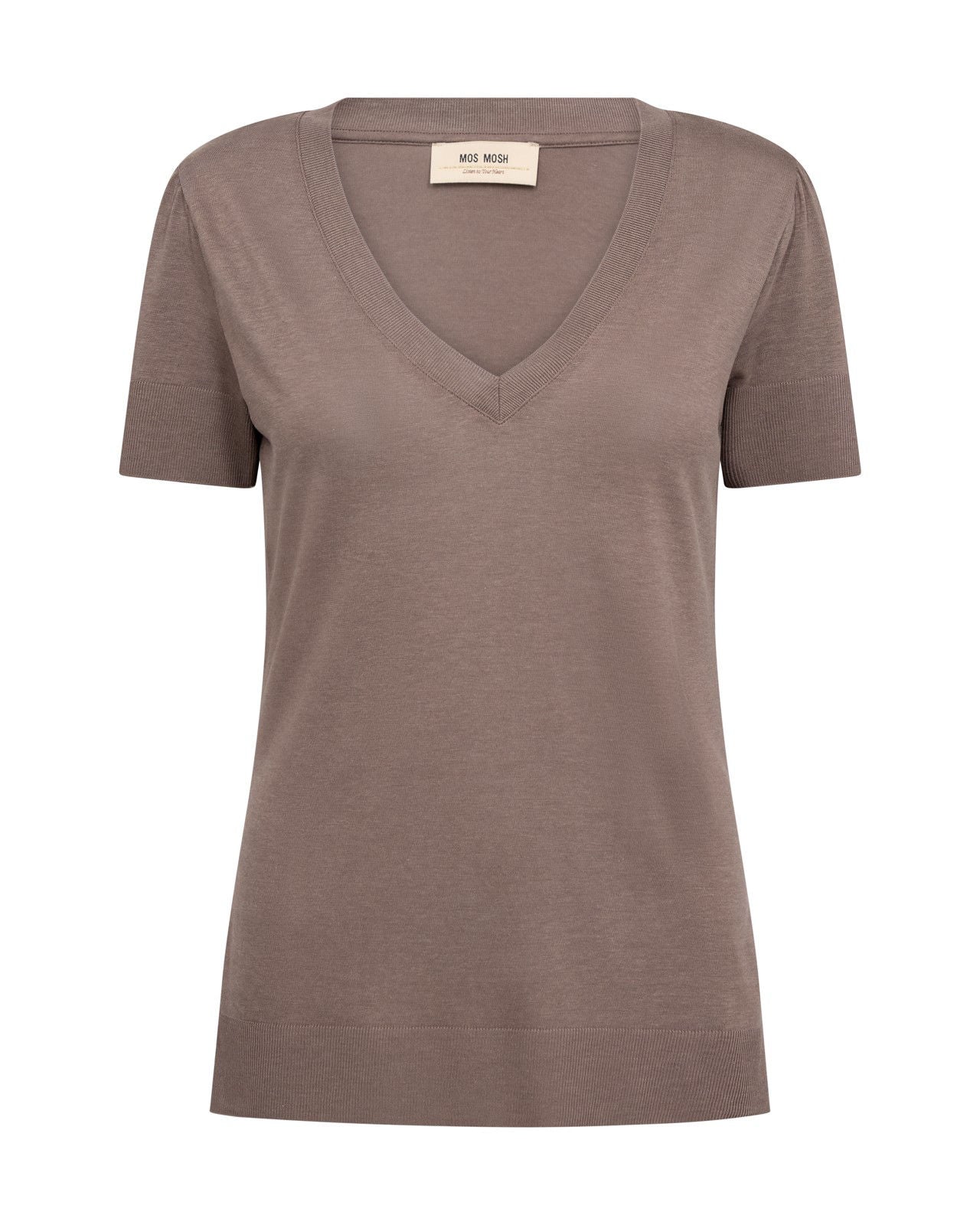 SINK V-NK SS TEE, COFFEE QUARTZ