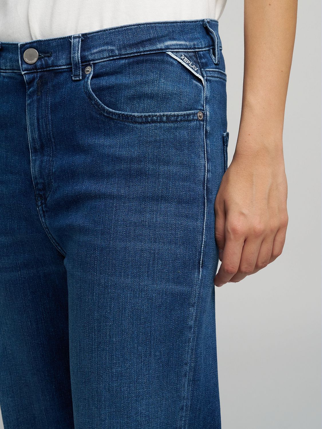 MELJA RELAXED FIT JEANS, DARK BLUE