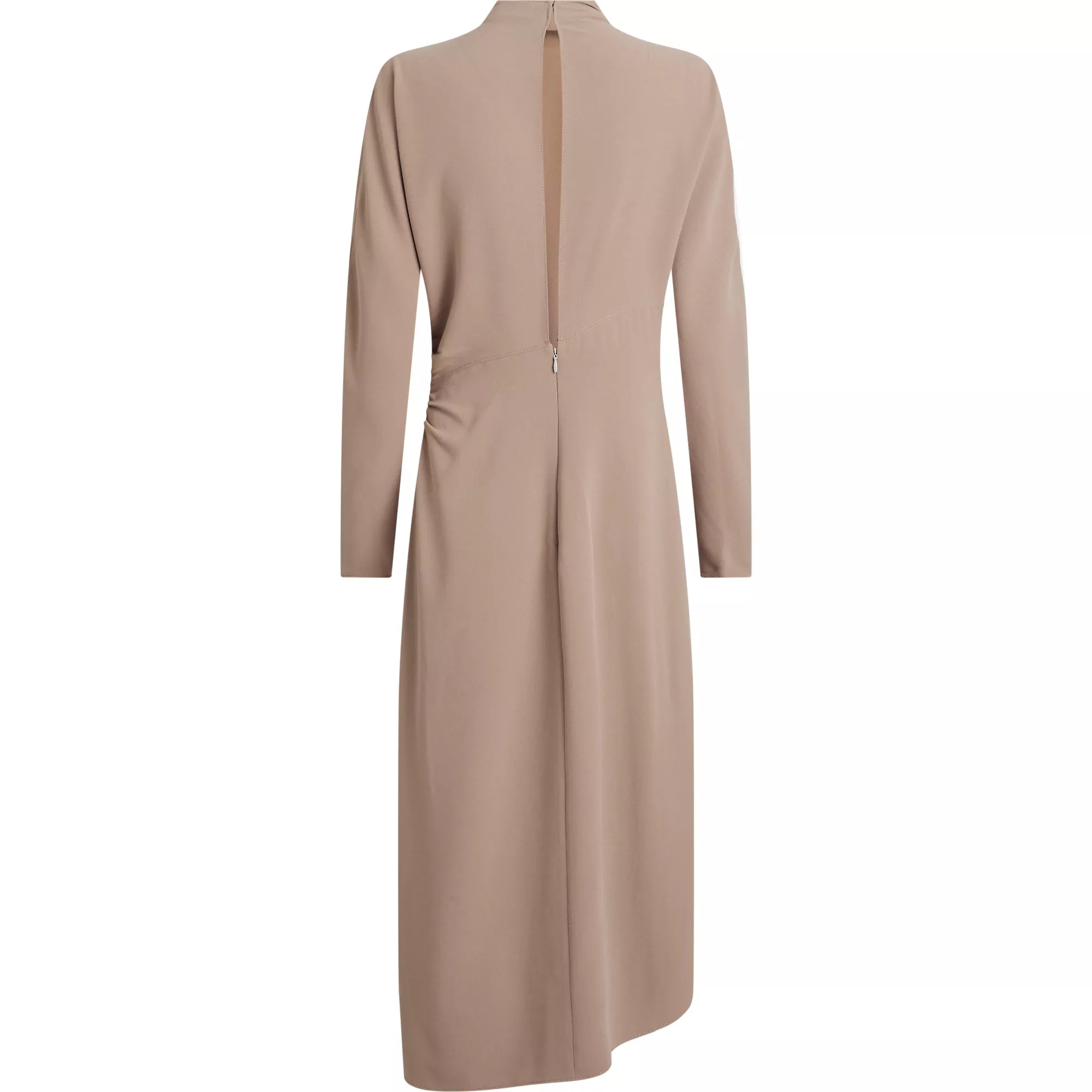 High Neck LS Maxi Dress (ginger)