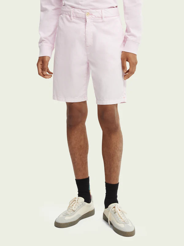 STUART PIMA COTTON SHORTS, PINK ICON