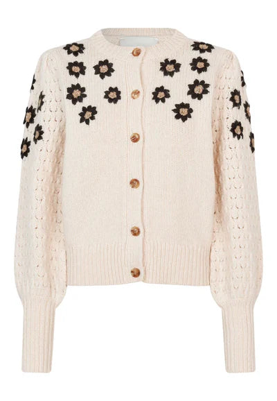 FELINEDEA CARDIGAN, CHALK