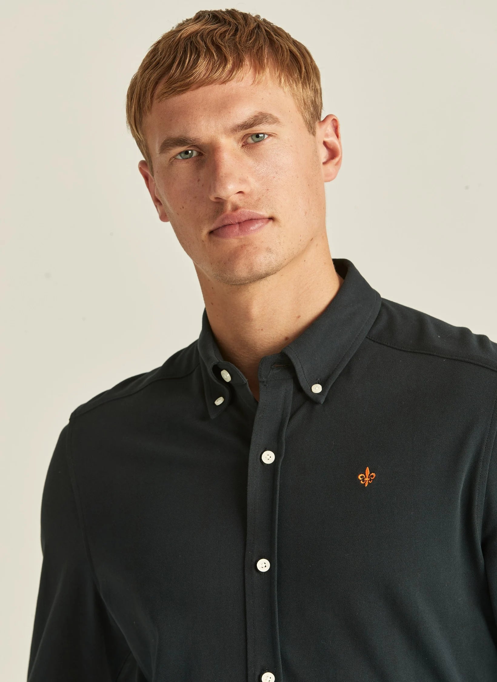 Ivory BD jersey shirt, blue