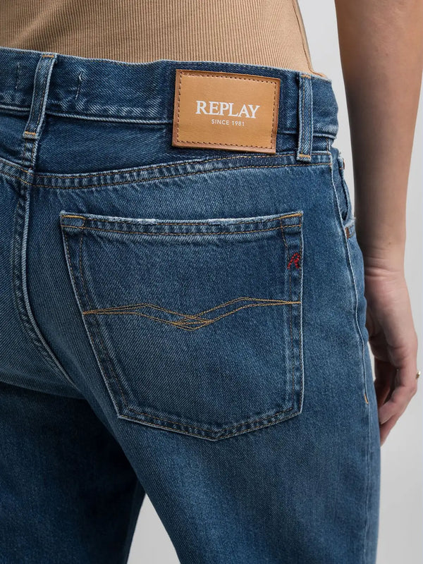 BECKA FLARED BOOTCUT JEANS, MEDIUM BLUE