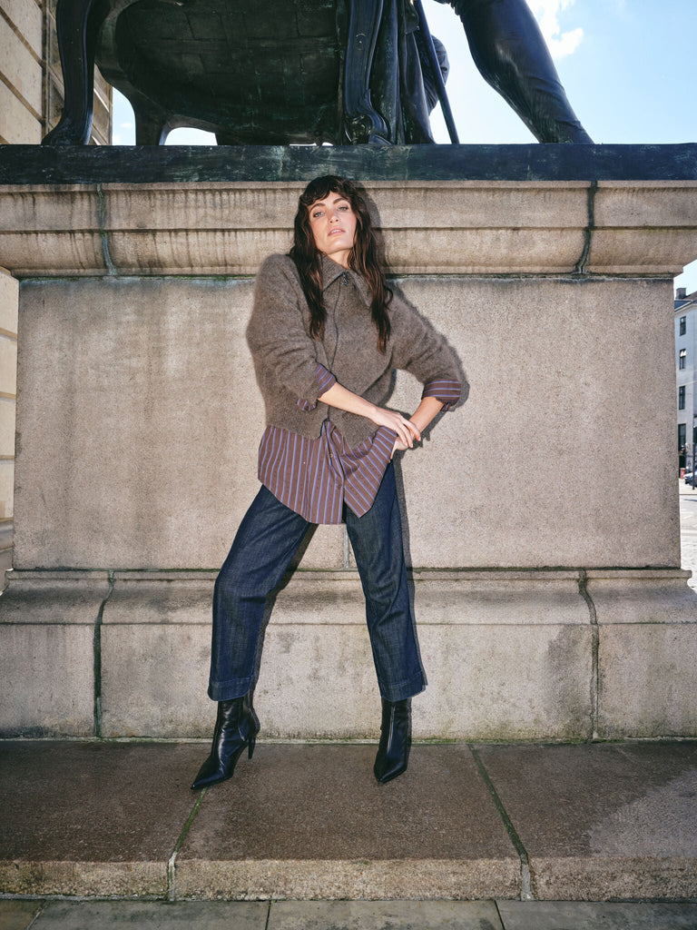 NORA JEANS, DARK BLUE