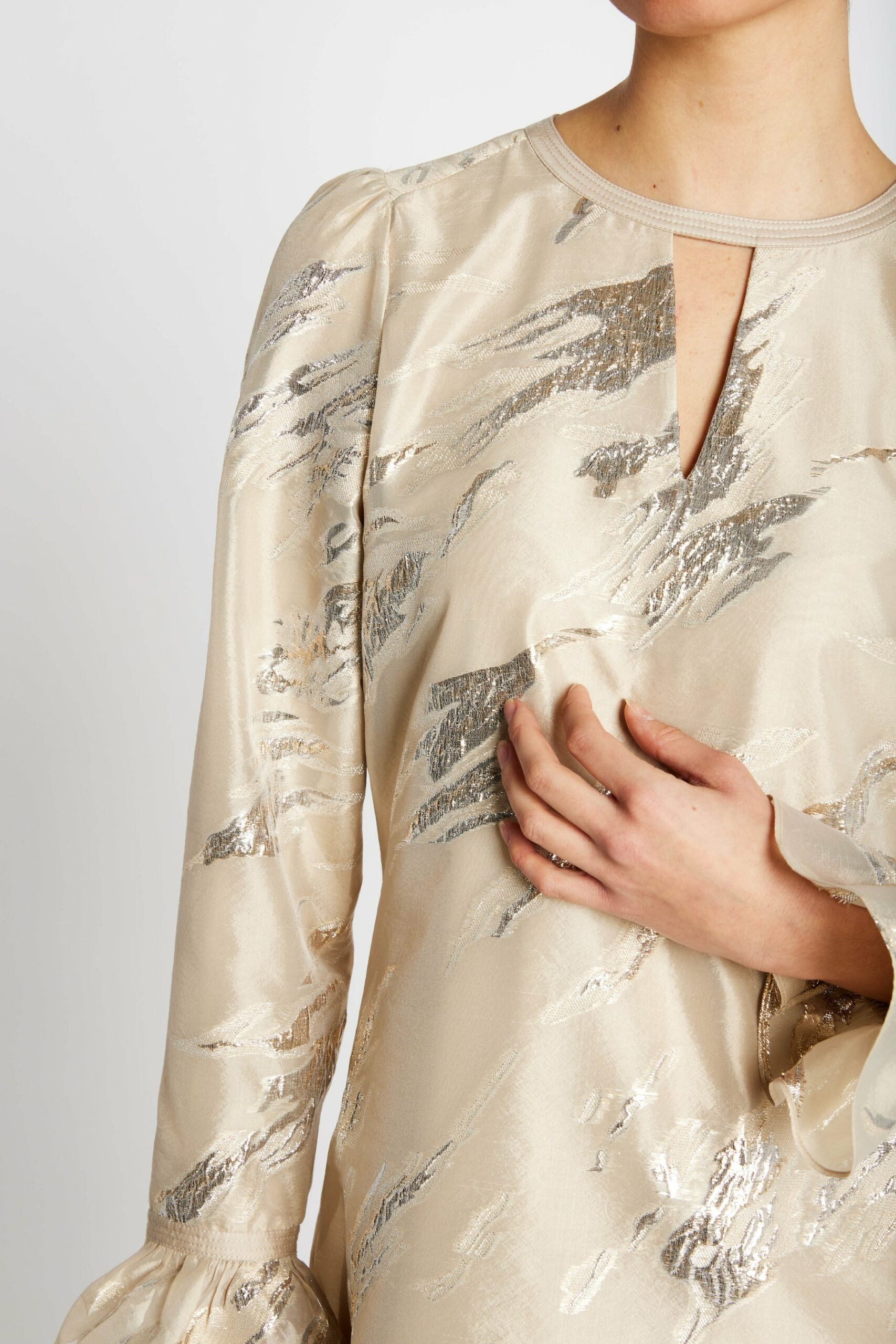 PlantagoBBTheni Dress, Light Gold