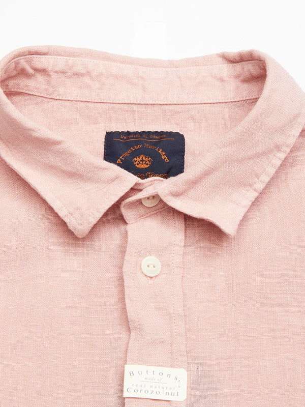 ENRICO BEACH SHIRT, PORCELAIN PINK