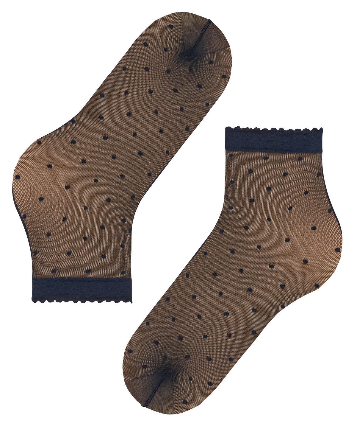 Dot 15 DEN Women Ankle socks, Marine