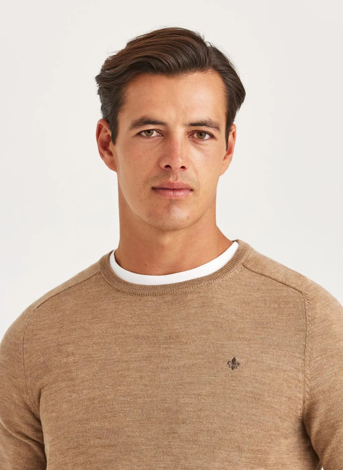MERINO ONECK, CAMEL