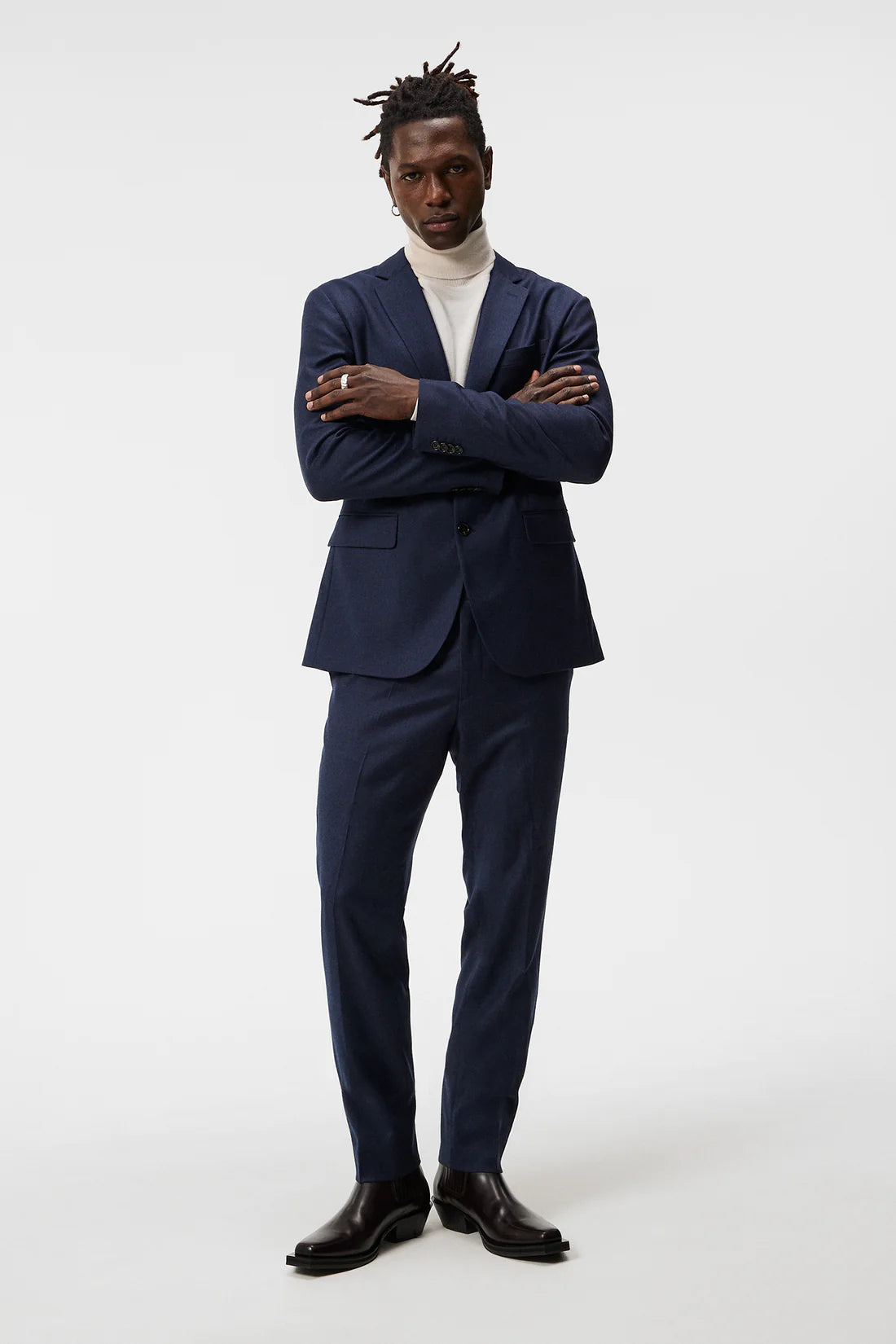 Grant Str Flannel Pants (navy)