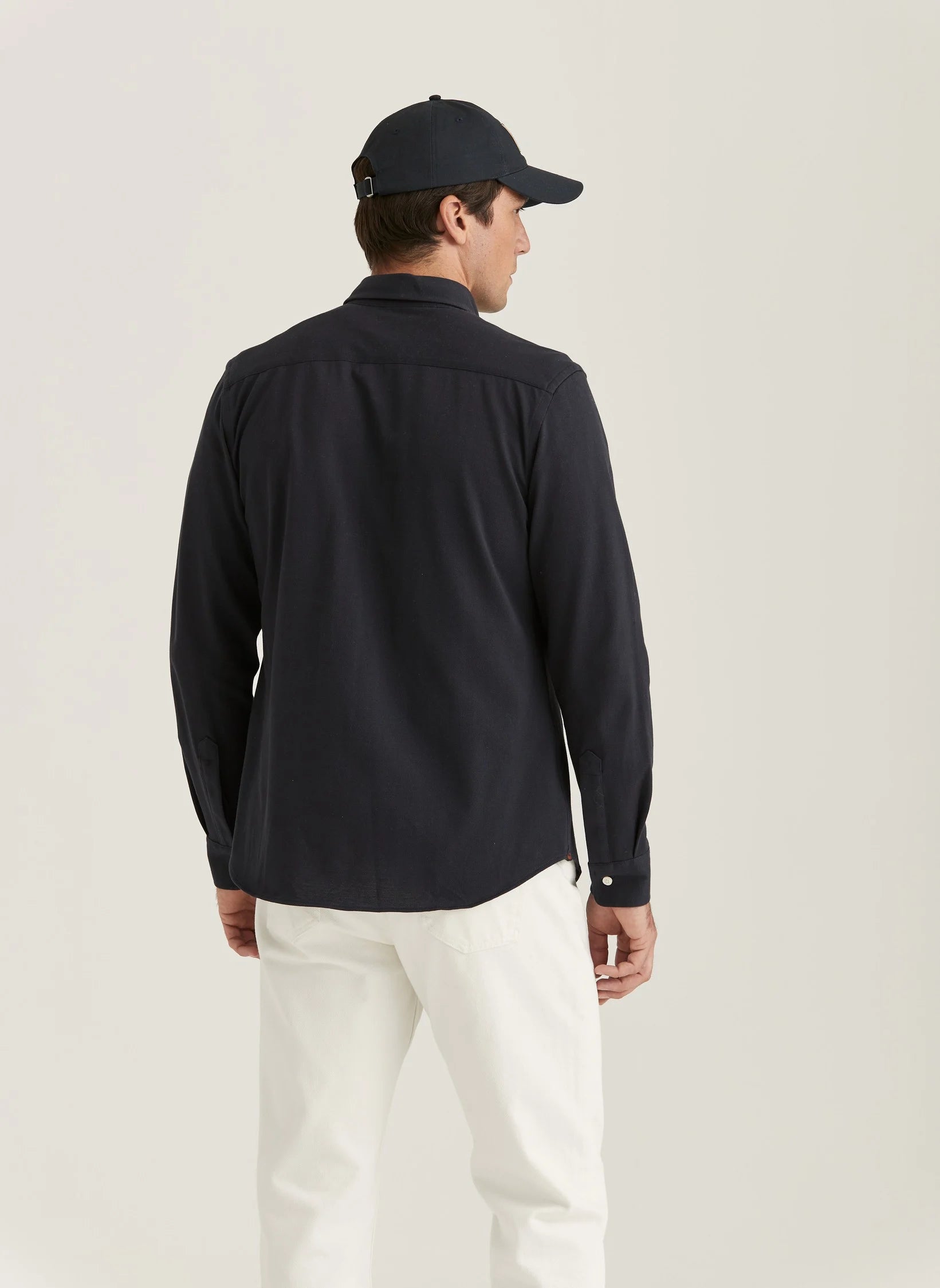 Eddie Pique Shirt, Slim fit, Old Blue