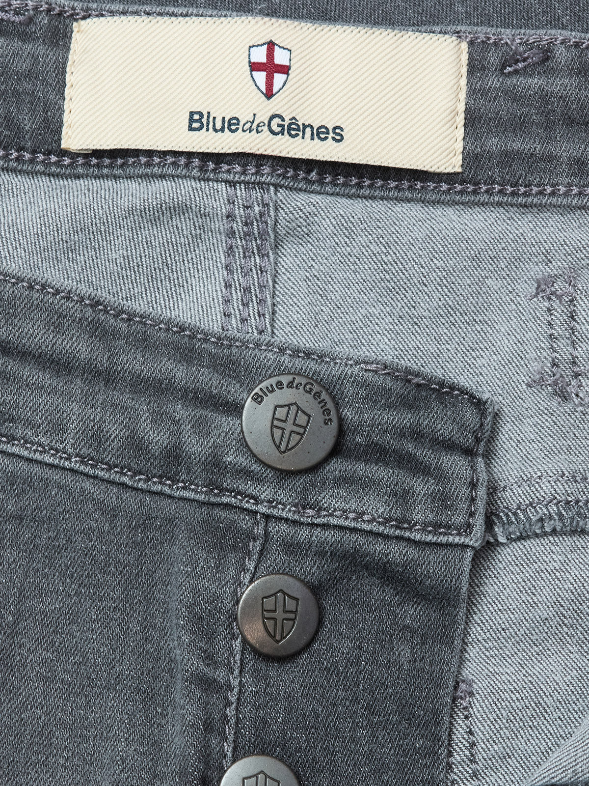 REPI GIULIO LIGHT JEANS, GREY DENIM