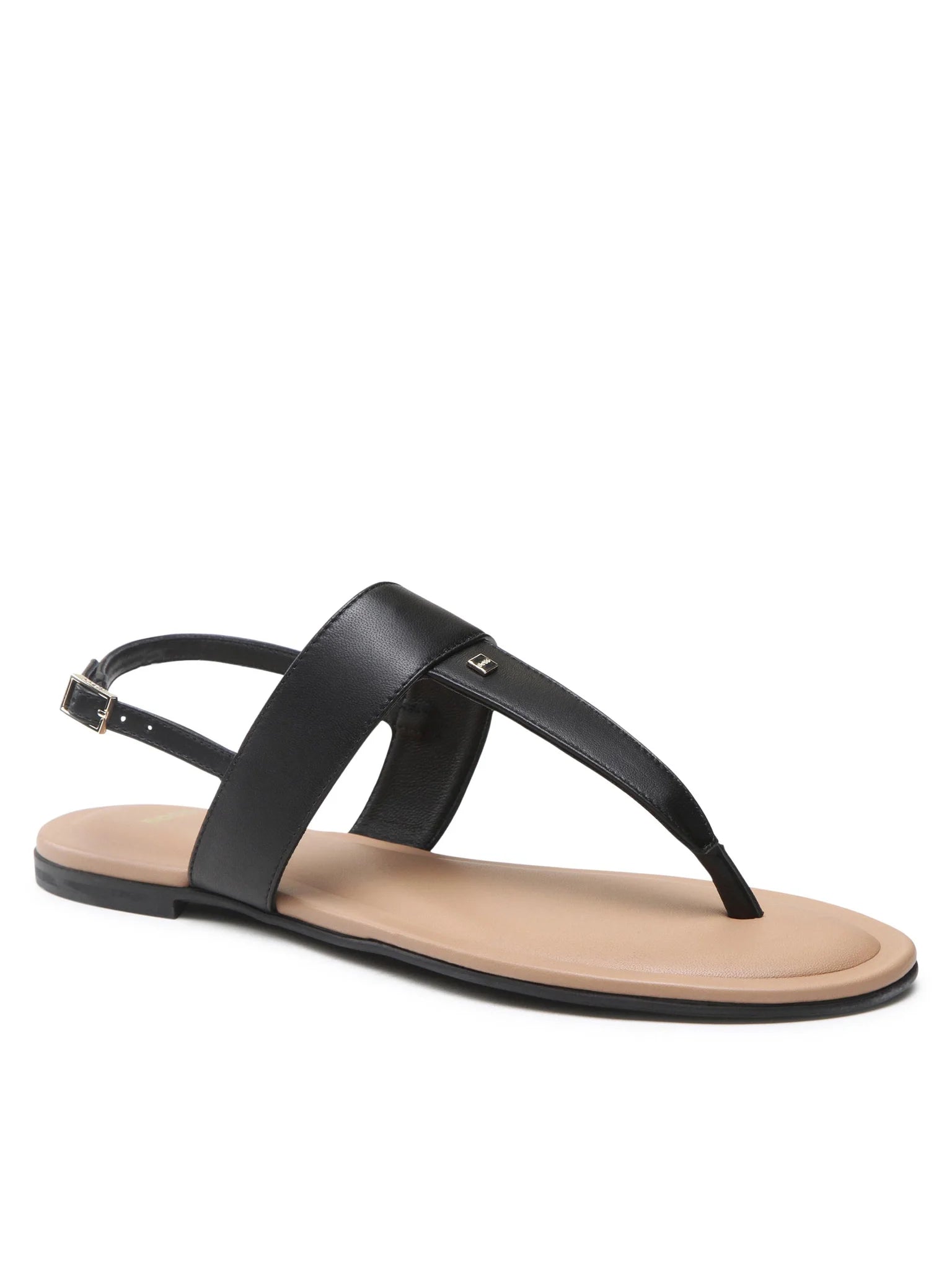 JO FLAT THONG-N SANDAL, BLACK