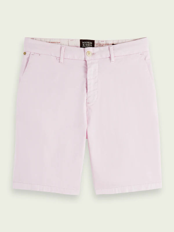 STUART PIMA COTTON SHORTS, PINK ICON