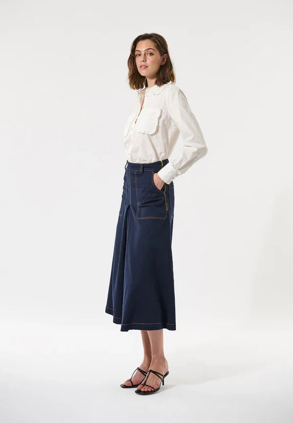 OTILLIADEA SHIRT, NATURAL WHITE