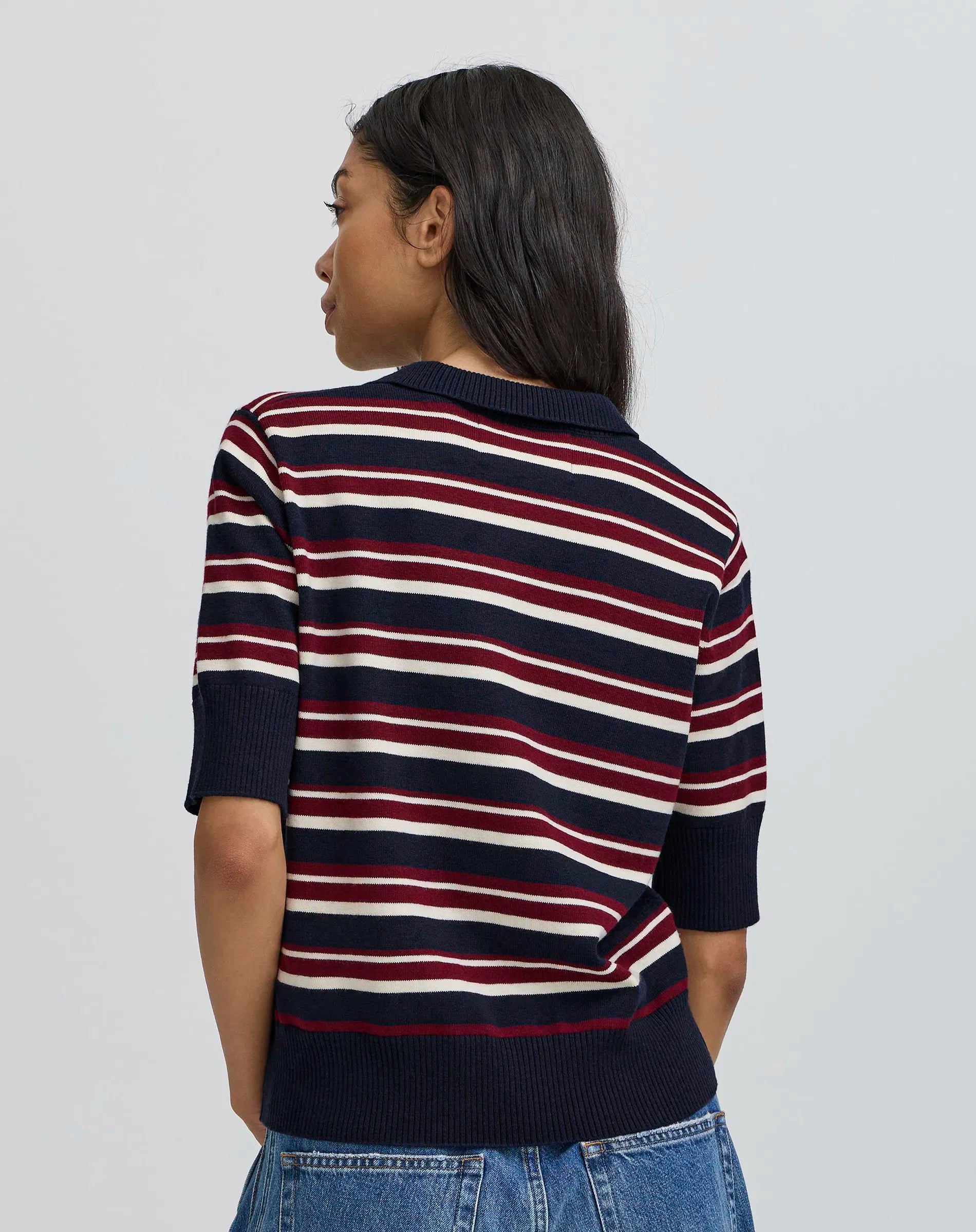 Bamarietta Knit SL Polo, Skycaptain