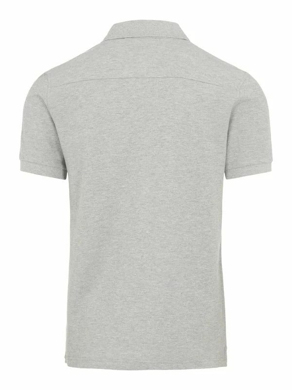 TROY POLO SHIRT SEASONAL PIQUE, STONE GREY