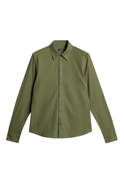 MARLON JERSEY SHIRT, OLIVINE