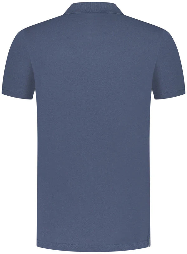 COTTON POLO SHIRT, MIDNIGHT BLUE