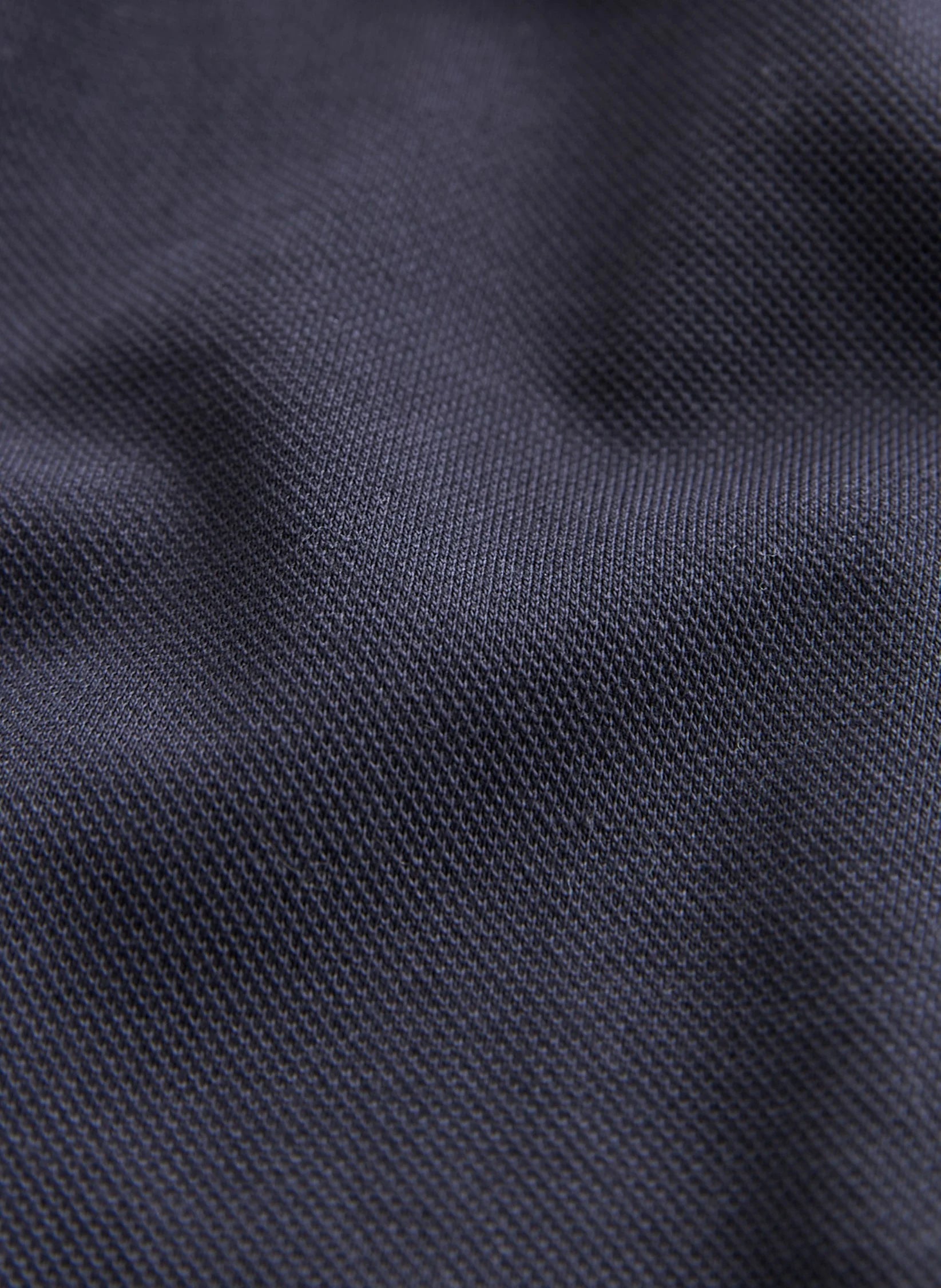 Eddie Pique Shirt, Slim fit, Old Blue