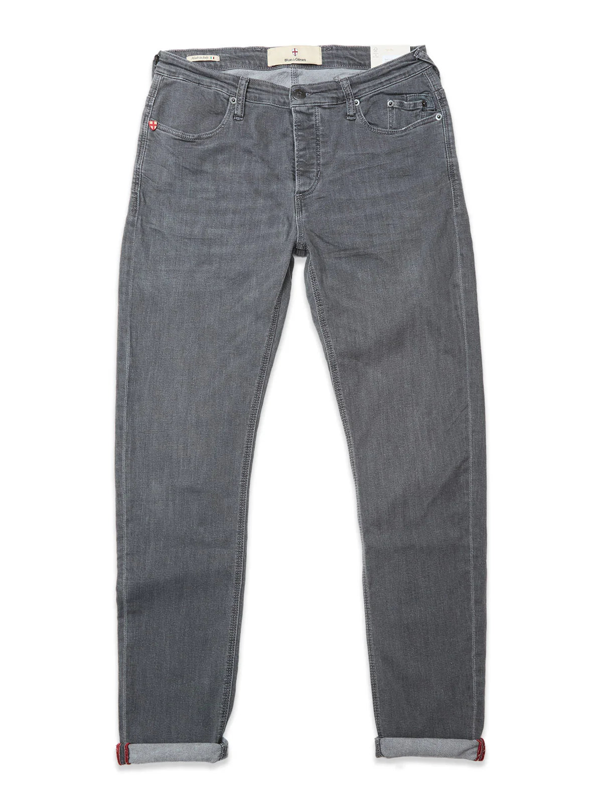 REPI GIULIO LIGHT JEANS, GREY DENIM