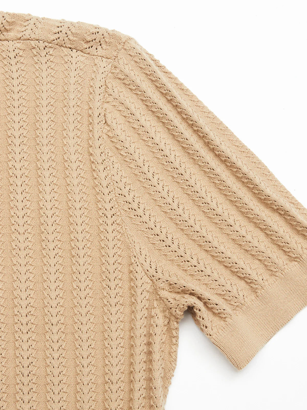 COMPRA OPEN POLO KNIT, KHAKI