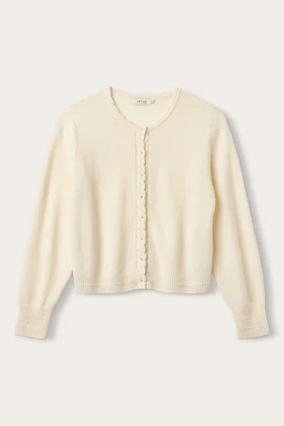 KAREN CARDIGAN, OFF WHITE