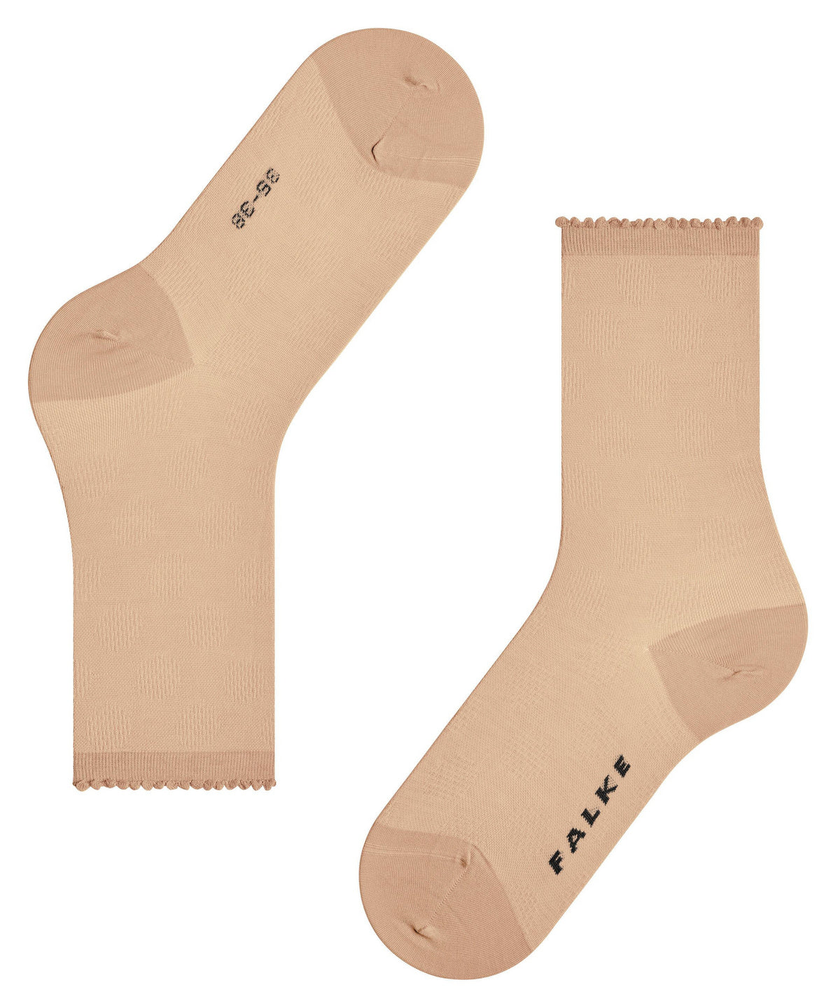Bold Dot Women Socks, Camel