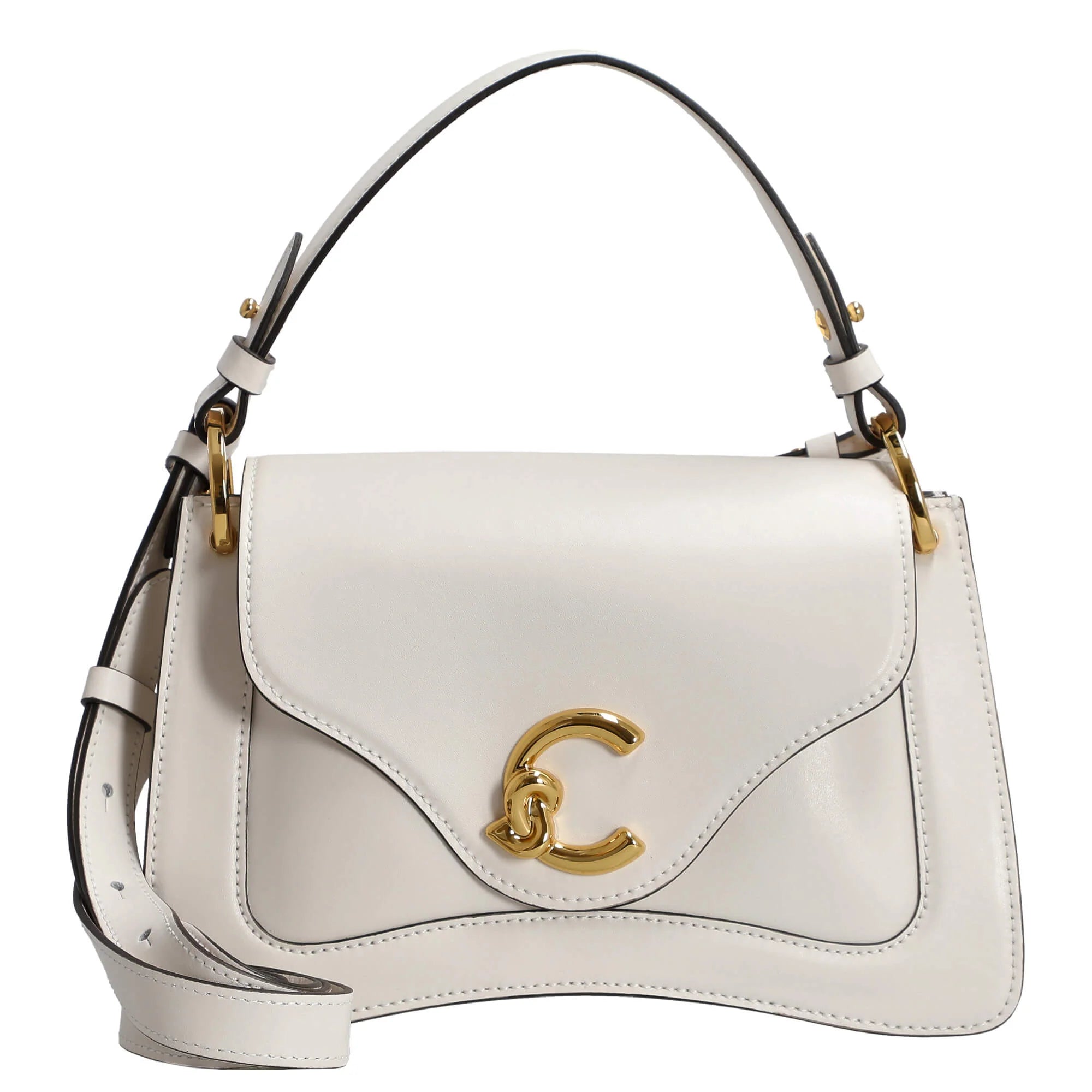 COCCINELLE C-ME CALF, BLANCO