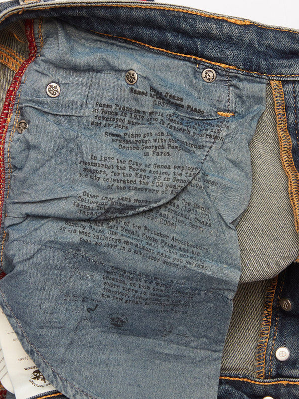 REPI PALA USED JEANS, DENIM WASH