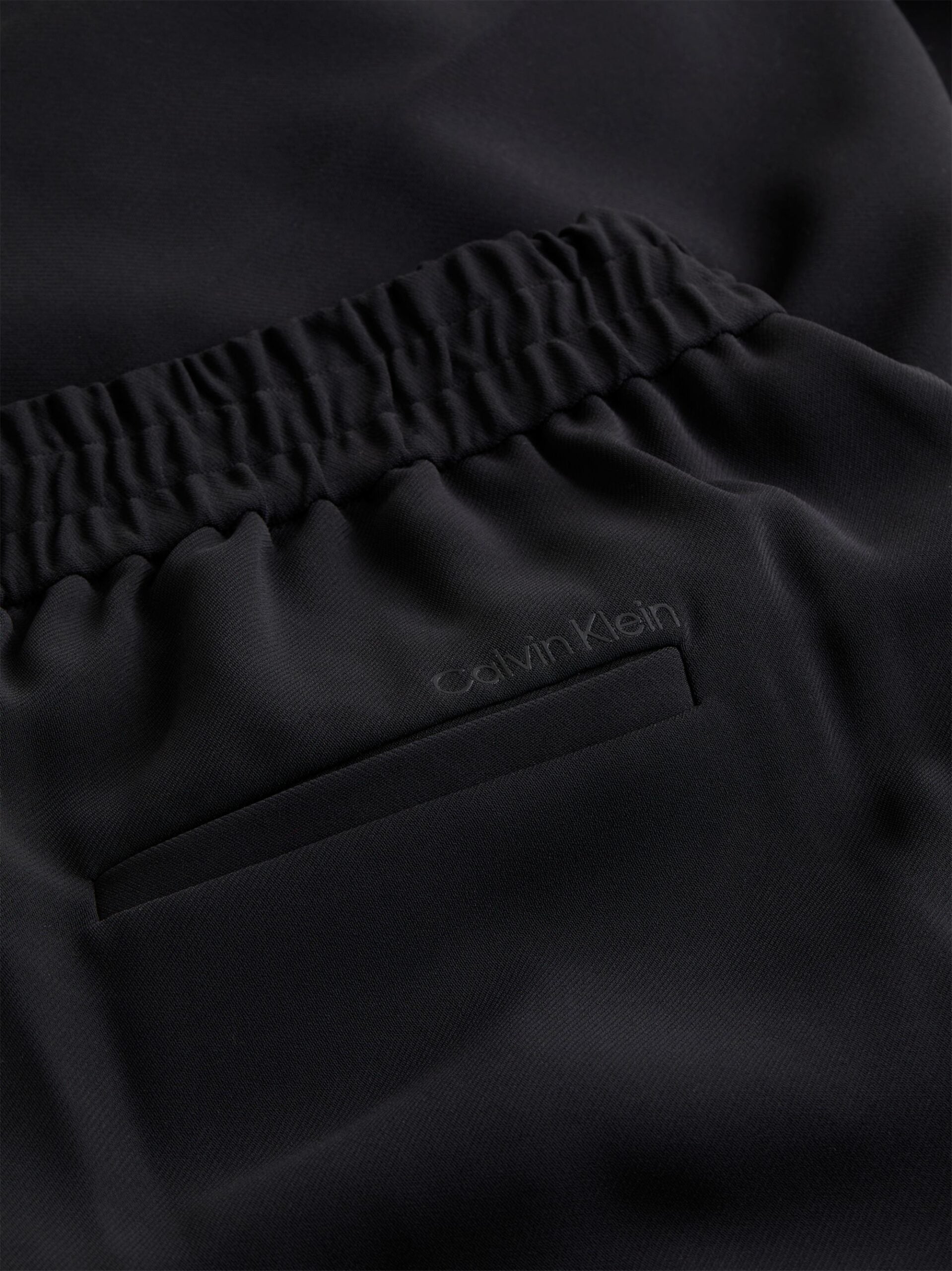 Structure Twill Elastic Pant