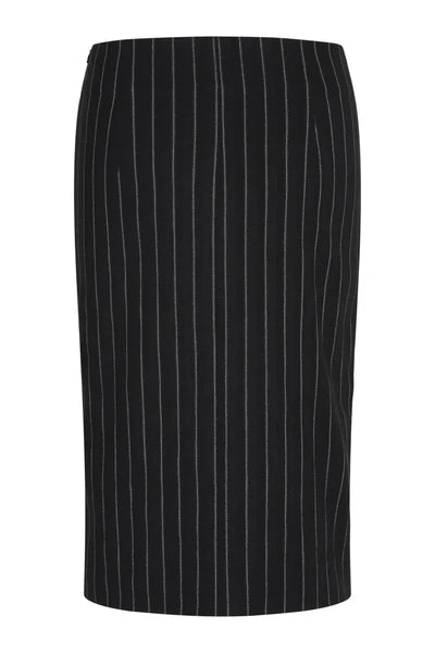 DECUMARIA ERONA SKIRT, BLACK WITH LUREX