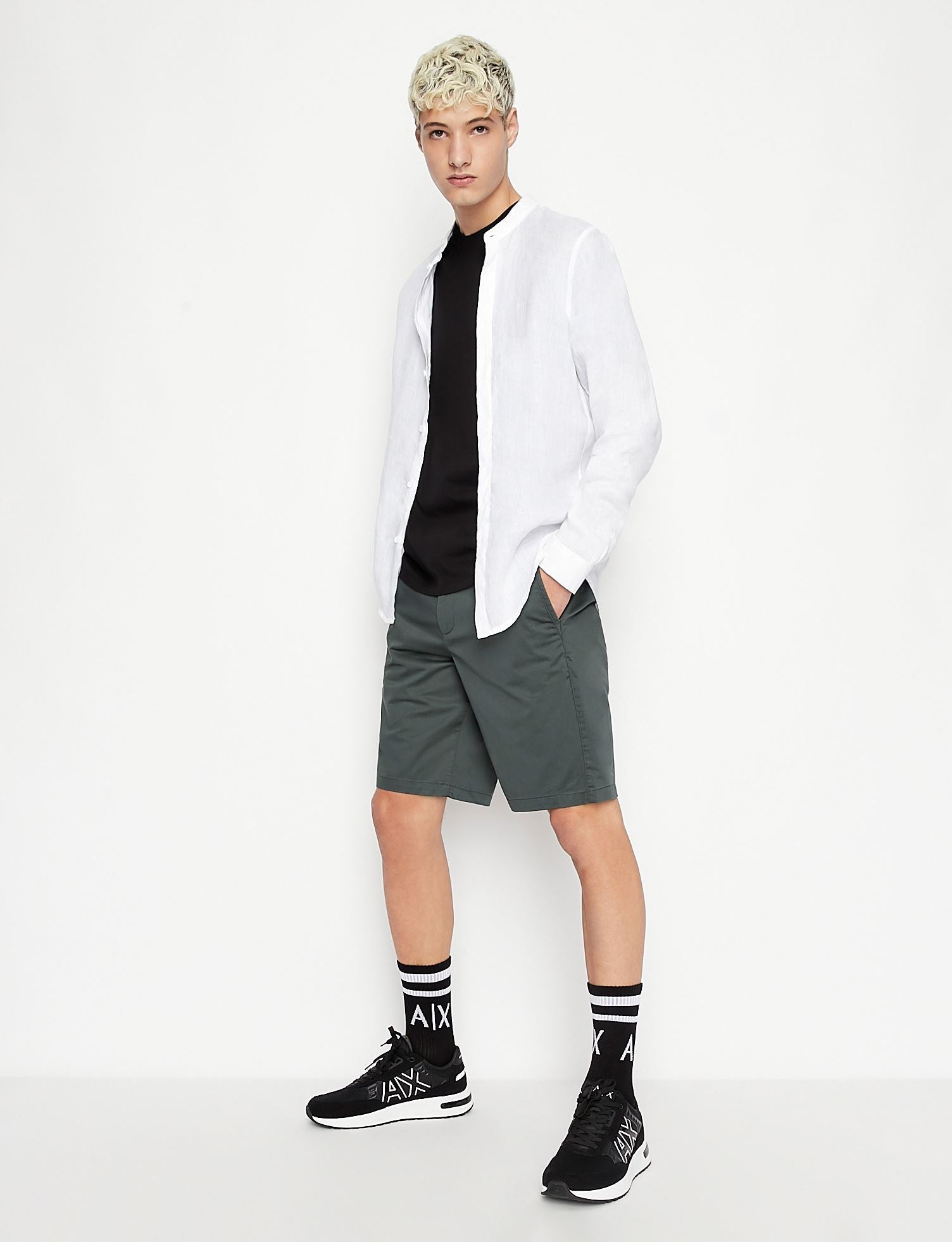 Man Woven Bermuda, 3 farver