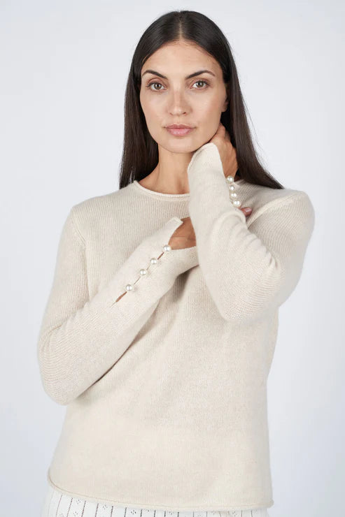 Abbelone Sweater, Warm Beige