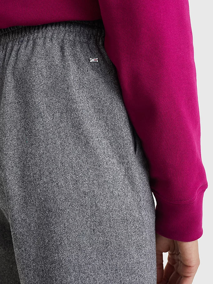 Tweed Pull On Pant, grå