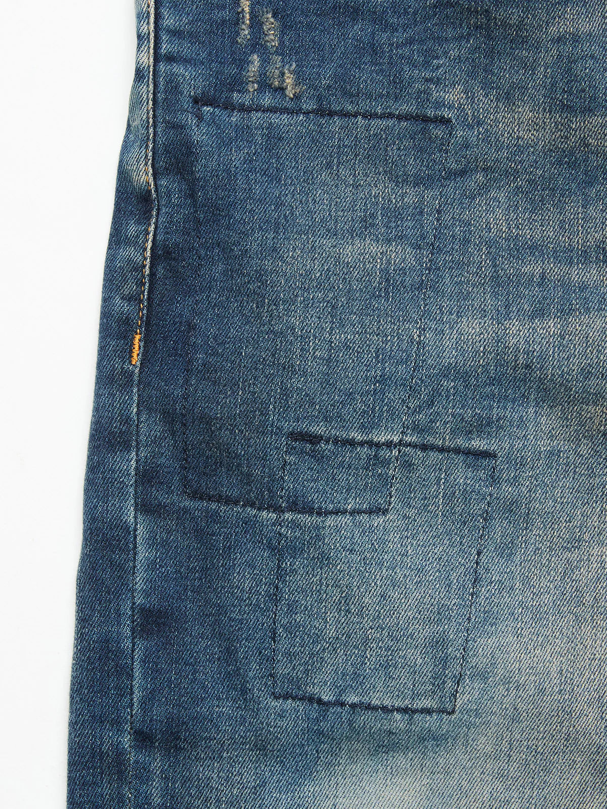 Vinci Patched Super Used Jeans