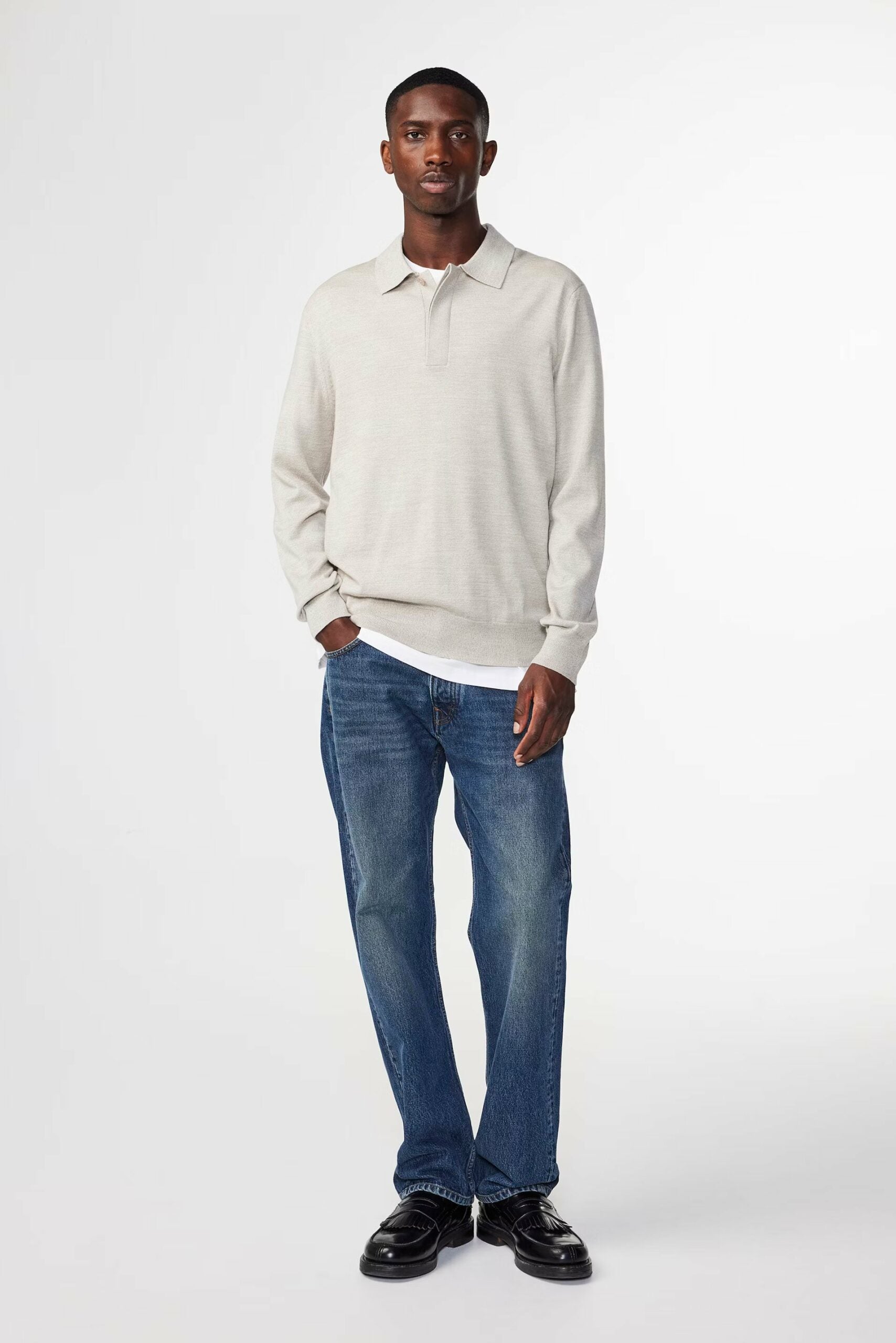 Emerson Polo 6605, White Pepper