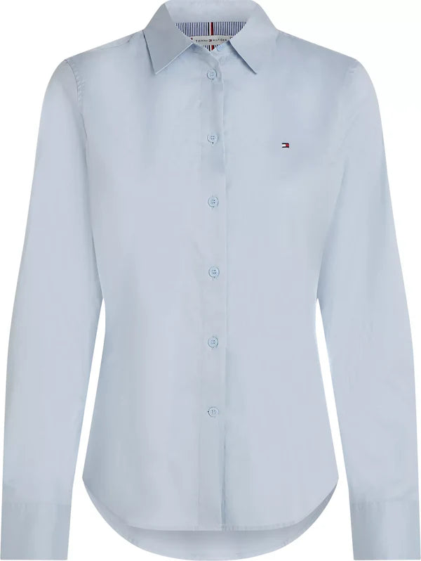 STRETCH OXFORD REGULAR SHIRT, BREAZY BLUE