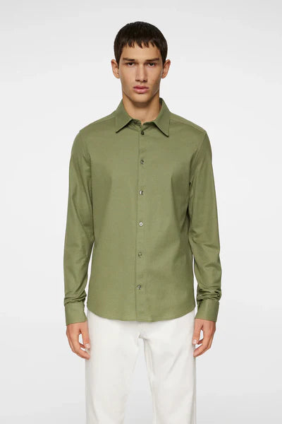 MARLON JERSEY SHIRT, OLIVINE