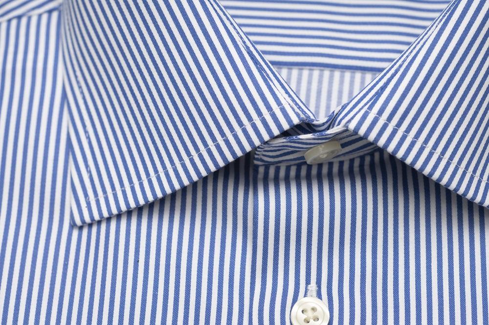 Den navy stribede skjorte, Slim fit, Udg.