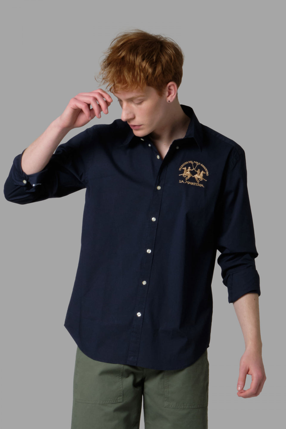 Man Shirt poplin stretch