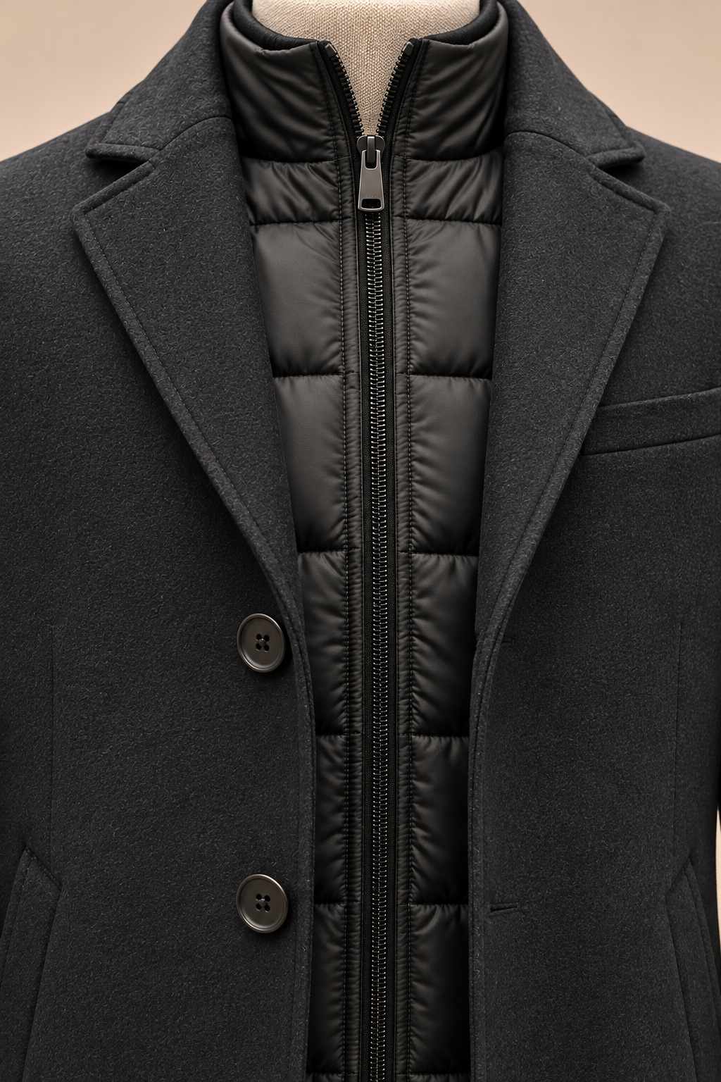 MENS COAT, NAVY