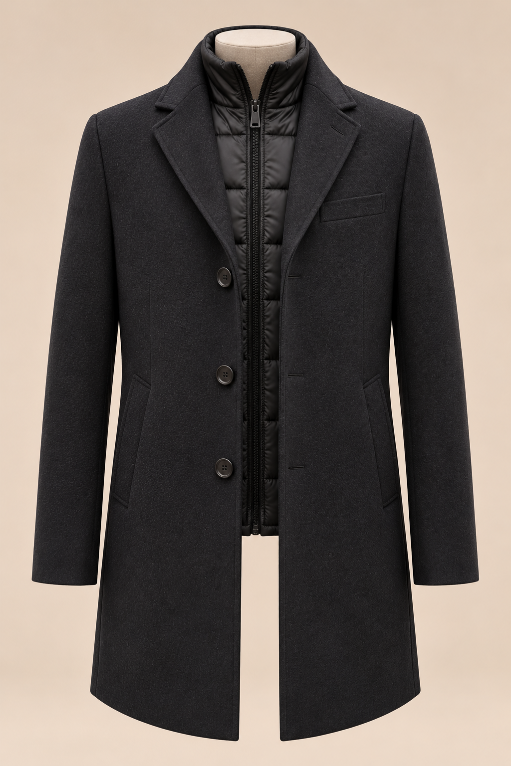MENS COAT, NAVY