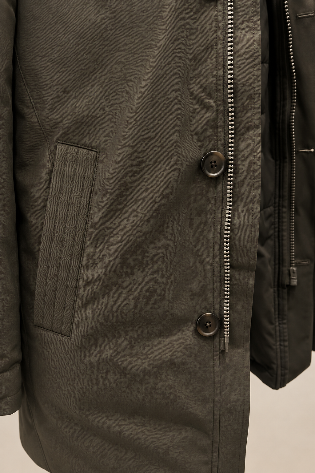 MENS SHORT JACKET, BROWN
