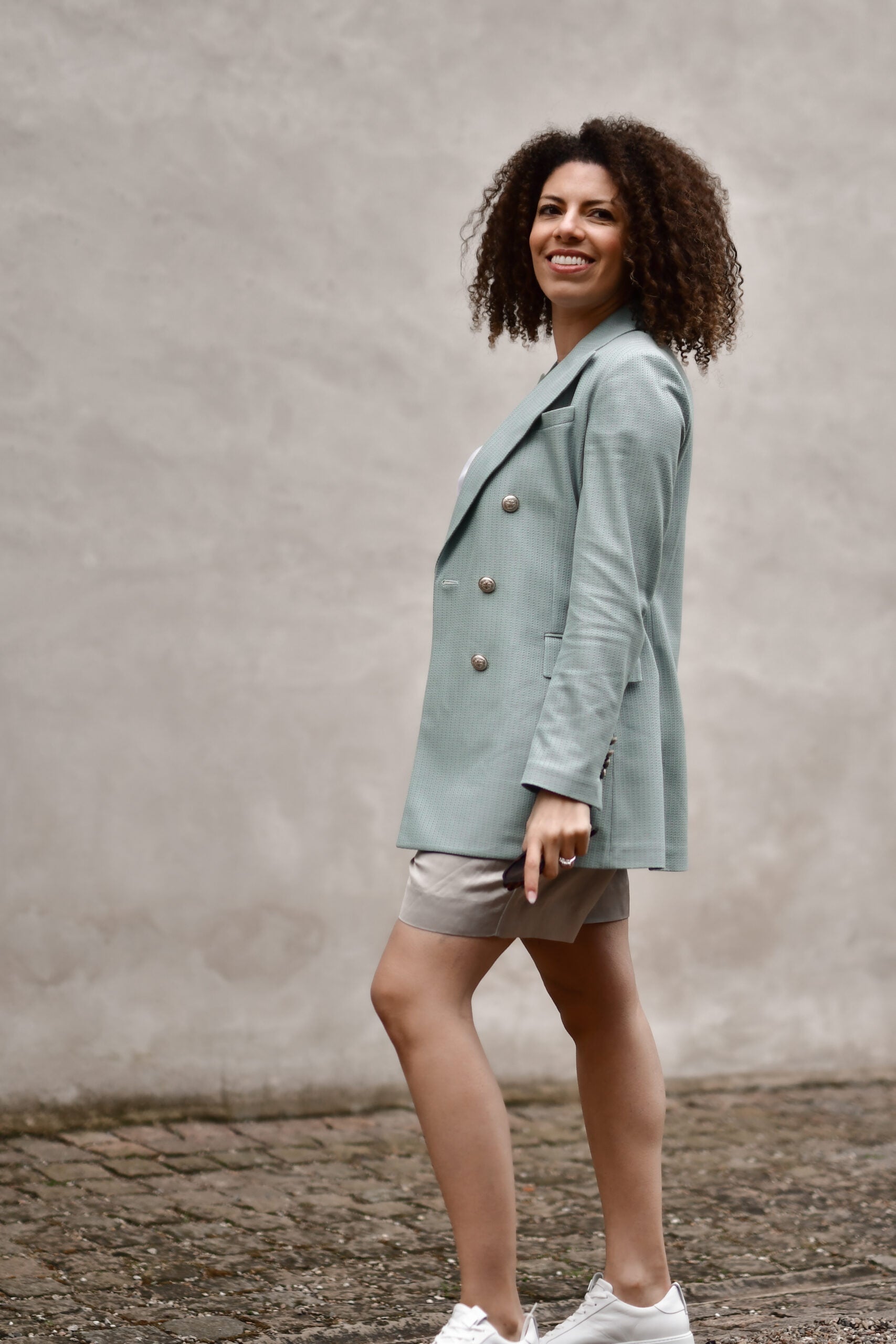 Blazer D. Breasted, Acquamarina