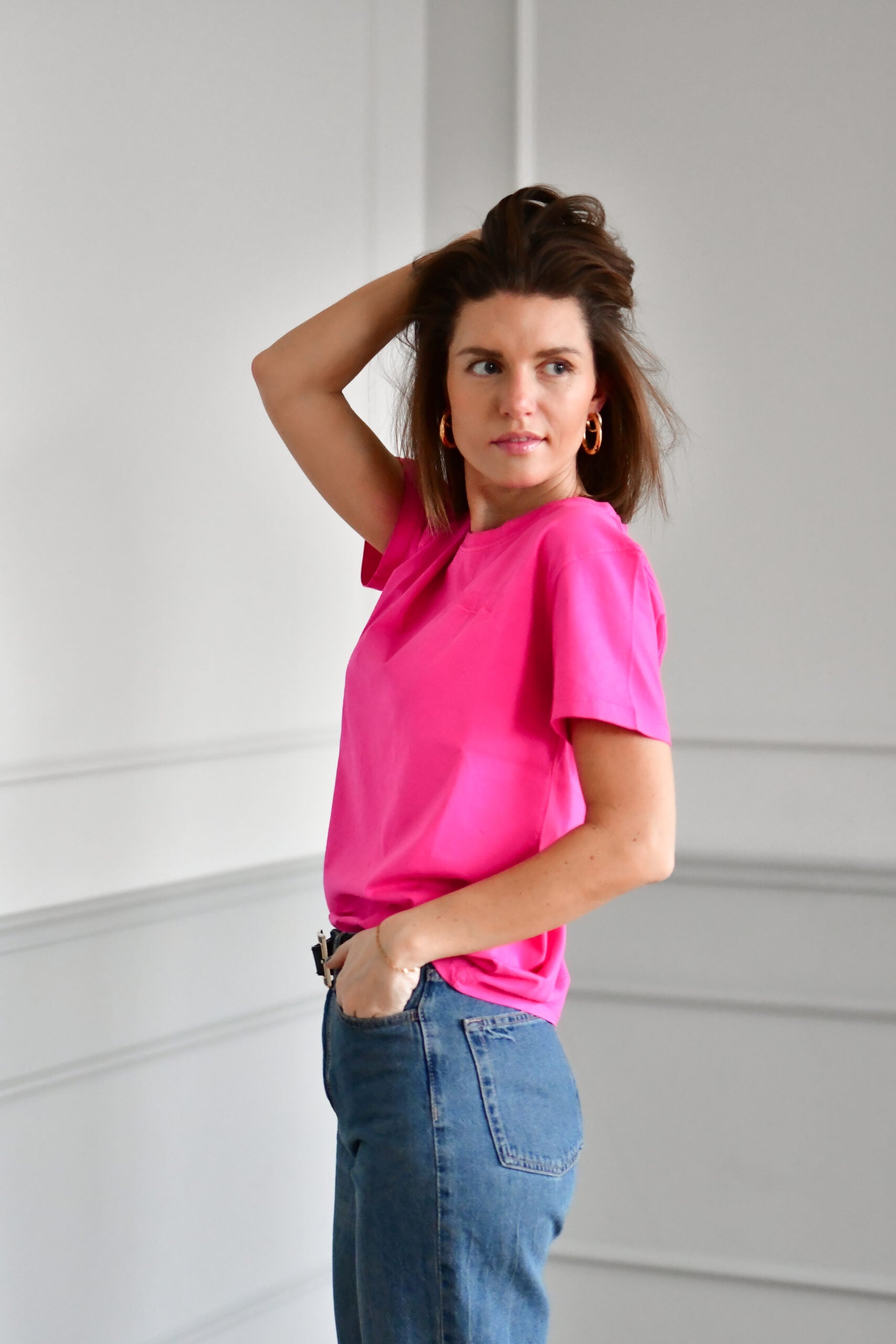 Basimona T-Shirt, Lilac Rose