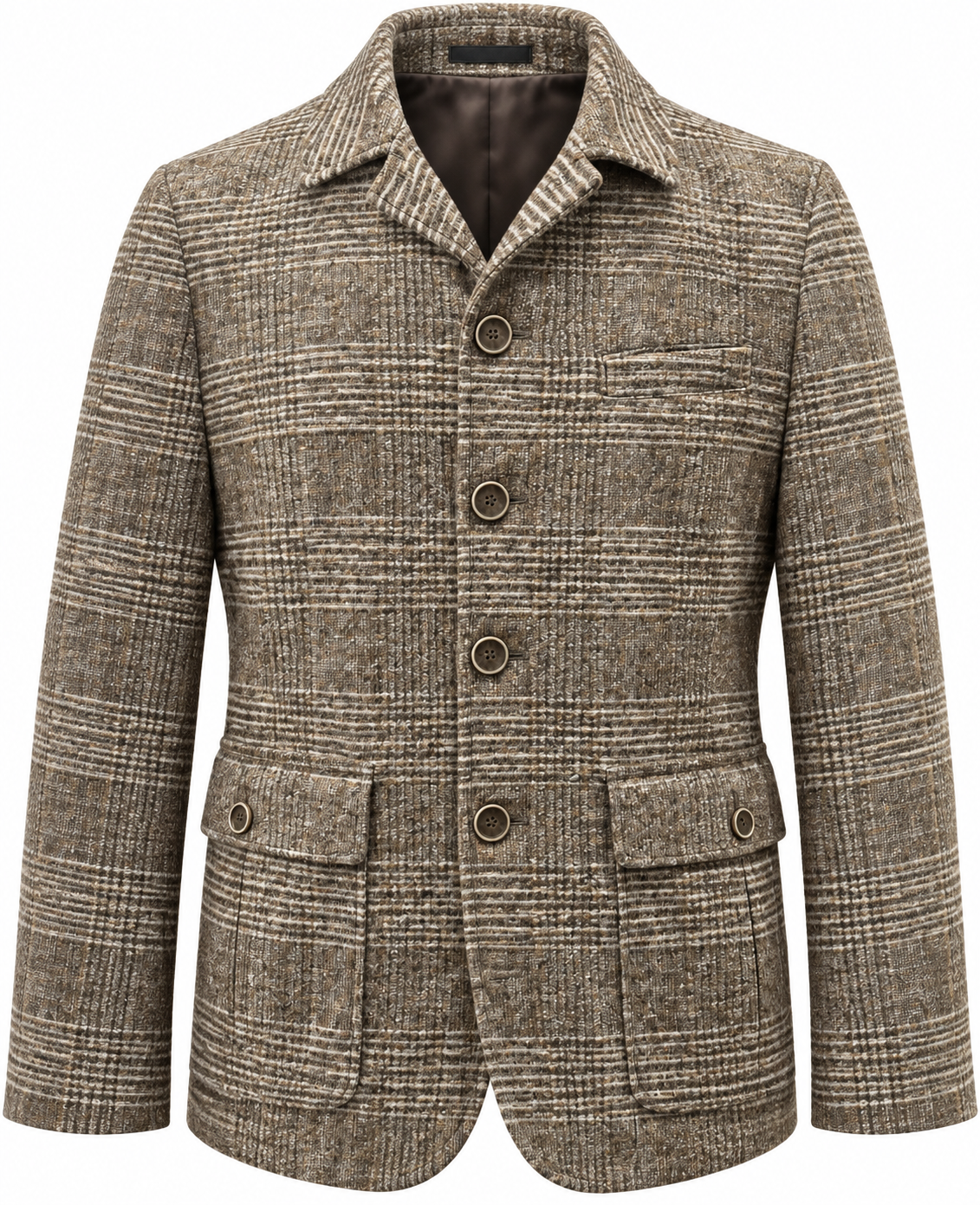 LEOPOLD G SAKKO BLAZER, DARK BEIGE
